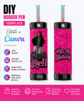 DIY Hookah Pen Template | Edits Made in Canva